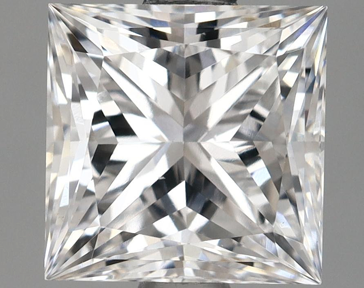 1.68 Carat Princess Shaped Very Good Cut VS1 IGI Certified Lab Grown Diamond