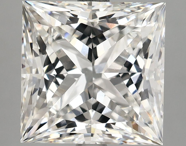 5.67 Carat Princess Shaped Ideal Cut VS1 IGI Certified Lab Grown Diamond