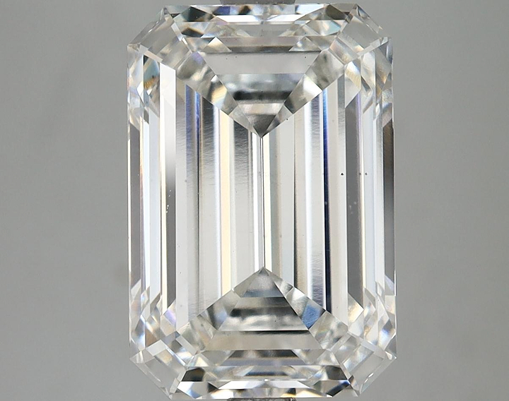 6.11 Carat Emerald Shaped Ideal Cut VS2 IGI Certified Lab Grown Diamond