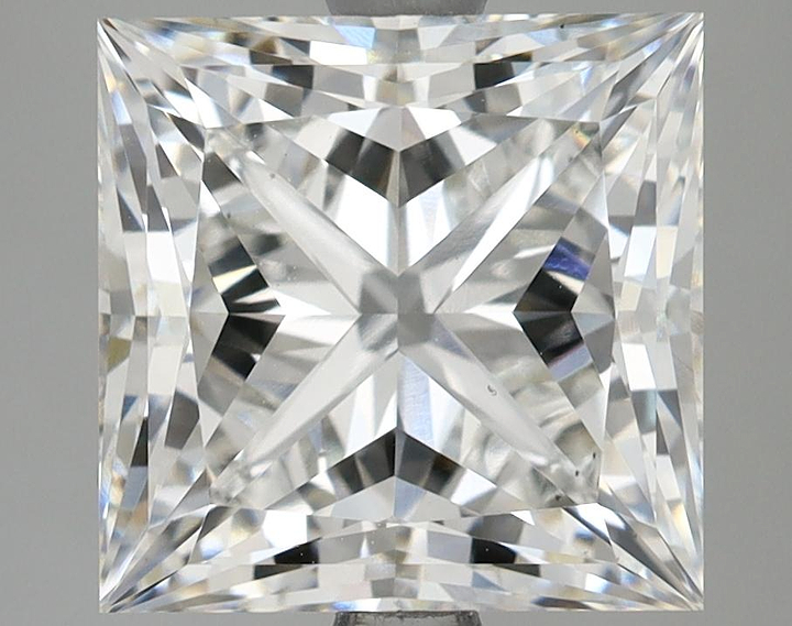 5.19 Carat Princess Shaped Ideal Cut VS2 IGI Certified Lab Grown Diamond