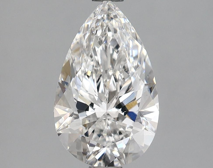 1.69 Carat Pear Shaped Ideal Cut VS1 IGI Certified Lab Grown Diamond