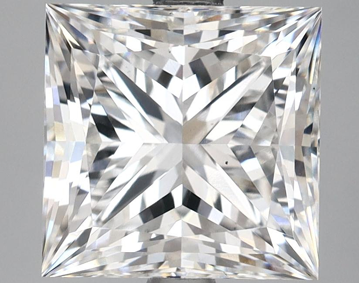 4.0 Carat Princess Shaped Ideal Cut VS2 IGI Certified Lab Grown Diamond