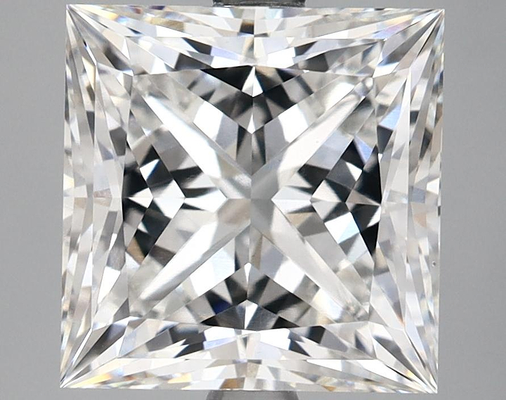 4.69 Carat Princess Shaped Ideal Cut VS1 IGI Certified Lab Grown Diamond