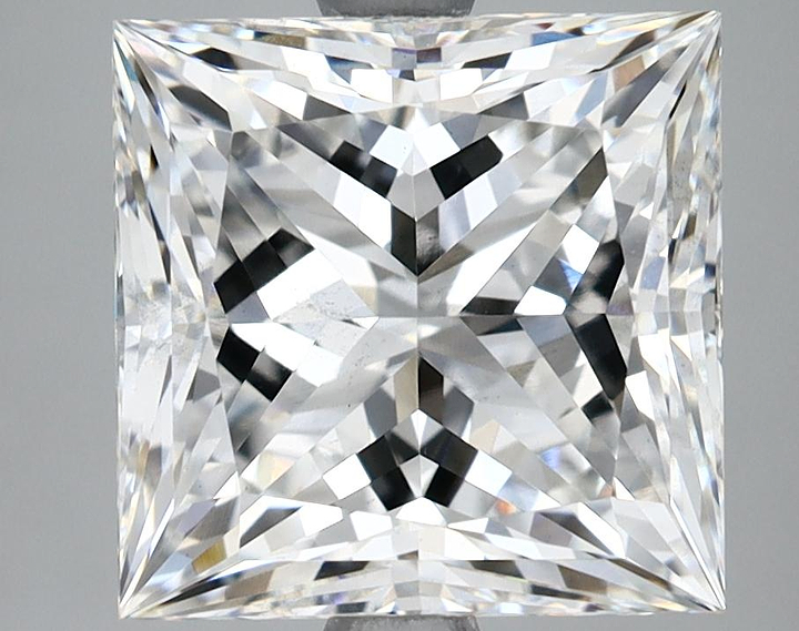 5.02 Carat Princess Shaped Ideal Cut VS2 IGI Certified Lab Grown Diamond