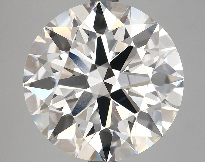 6.08 Carat Round Shaped Ideal Cut VS2 IGI Certified Lab Grown Diamond