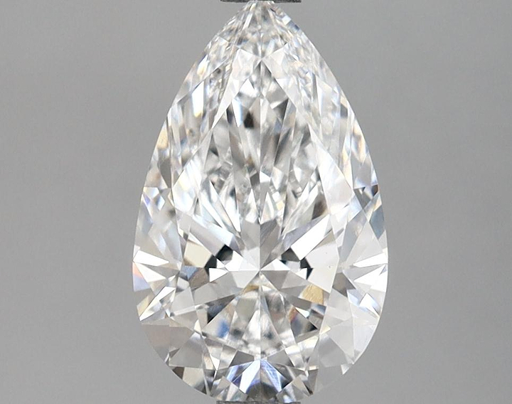 1.69 Carat Pear Shaped Ideal Cut VS1 IGI Certified Lab Grown Diamond