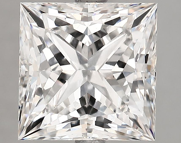 5.01 Carat Princess Shaped Ideal Cut VS1 IGI Certified Lab Grown Diamond