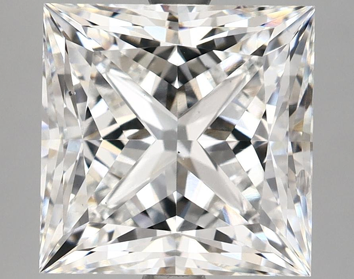 5.03 Carat Princess Shaped Ideal Cut VS2 IGI Certified Lab Grown Diamond