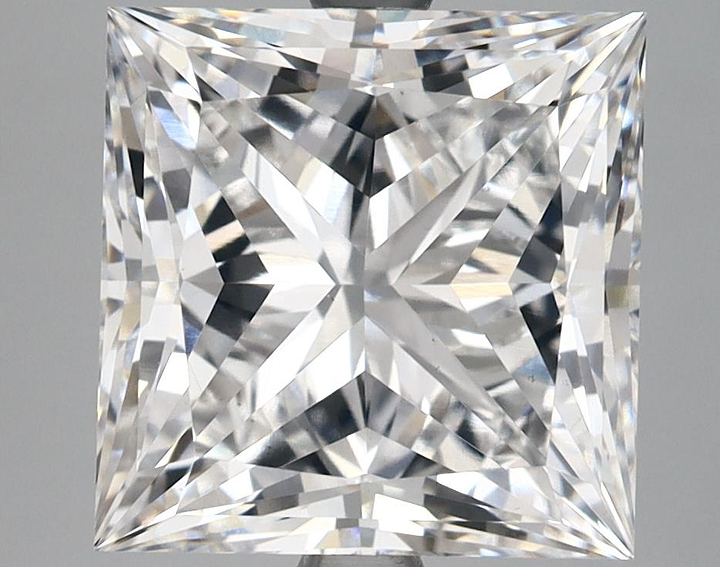 5.34 Carat Princess Shaped Ideal Cut VS1 IGI Certified Lab Grown Diamond