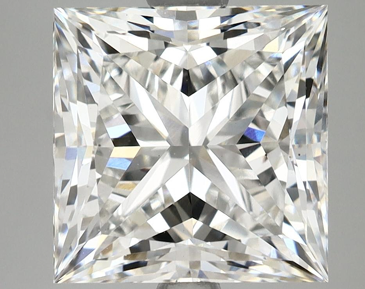 5.59 Carat Princess Shaped Ideal Cut VS1 IGI Certified Lab Grown Diamond