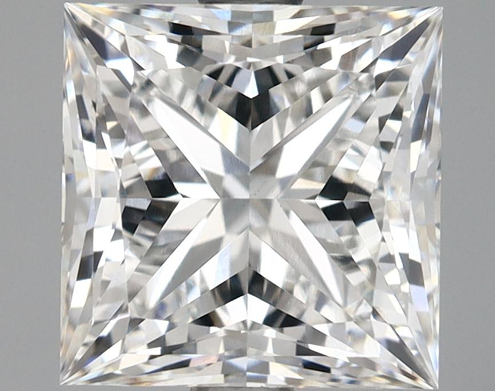 2.78 Carat Princess Shaped Ideal Cut VVS2 IGI Certified Lab Grown Diamond