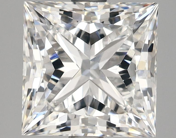 3.15 Carat Princess Shaped Ideal Cut VVS2 IGI Certified Lab Grown Diamond