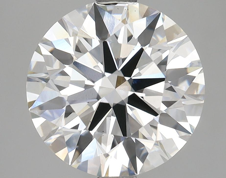 3.8 Carat Round Shaped Ideal Cut VS2 IGI Certified Lab Grown Diamond