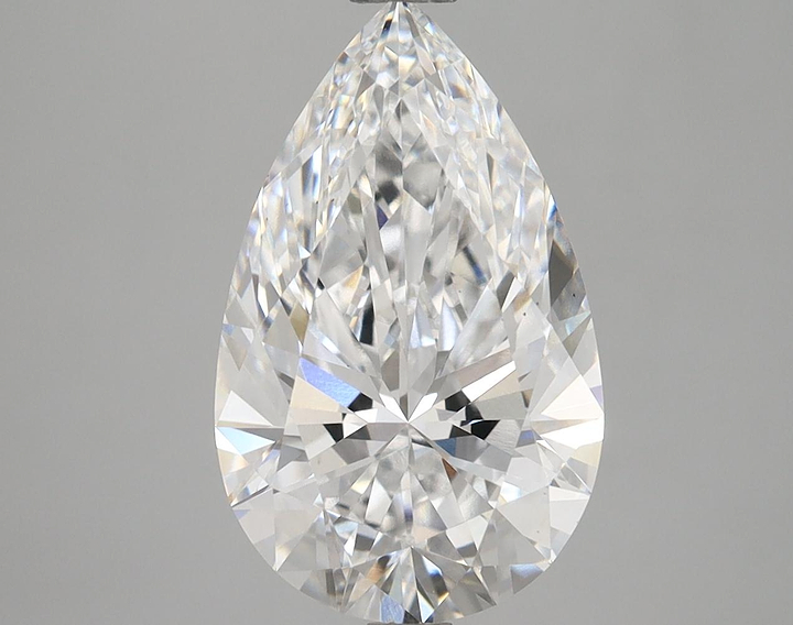 3.67 Carat Pear Shaped Ideal Cut VS1 IGI Certified Lab Grown Diamond