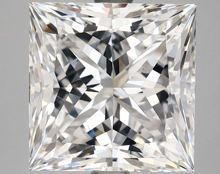 4.98 Carat Princess Shaped Ideal Cut VS2 IGI Certified Lab Grown Diamond