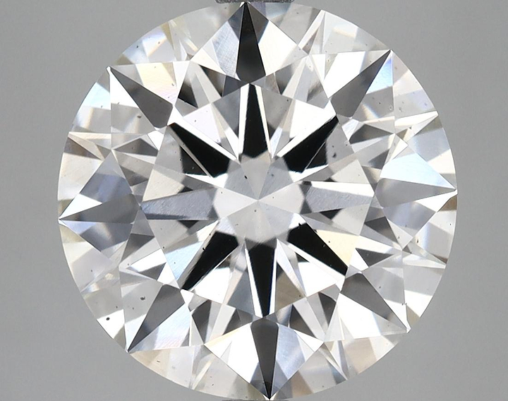6.18 Carat Round Shaped Ideal Cut SI1 IGI Certified Lab Grown Diamond