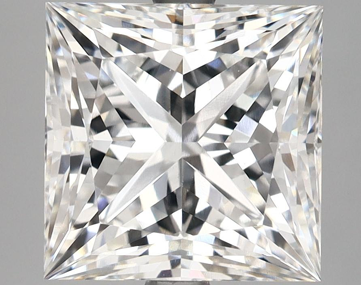 5.03 Carat Princess Shaped Ideal Cut VS1 IGI Certified Lab Grown Diamond