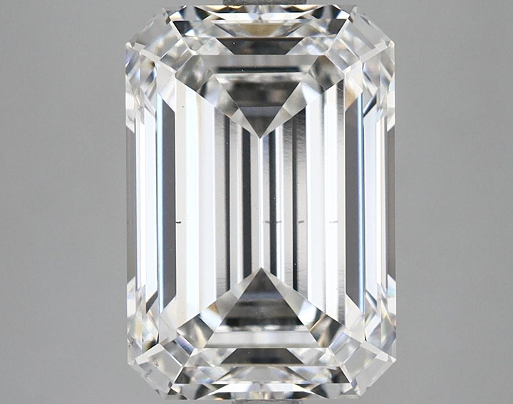 4.54 Carat Emerald Shaped Ideal Cut VS2 IGI Certified Lab Grown Diamond