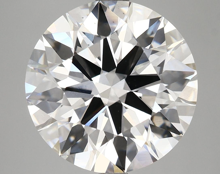 5.84 Carat Round Shaped Ideal Cut VS2 IGI Certified Lab Grown Diamond