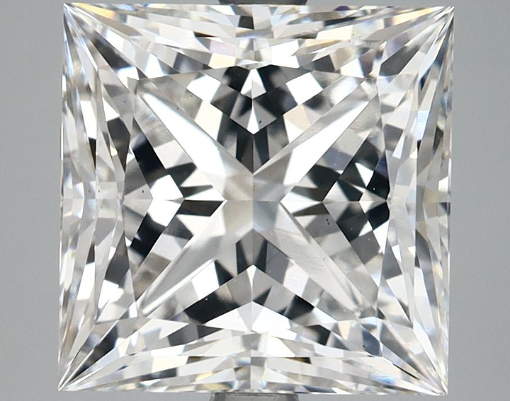 5.11 Carat Princess Shaped Ideal Cut VS1 IGI Certified Lab Grown Diamond