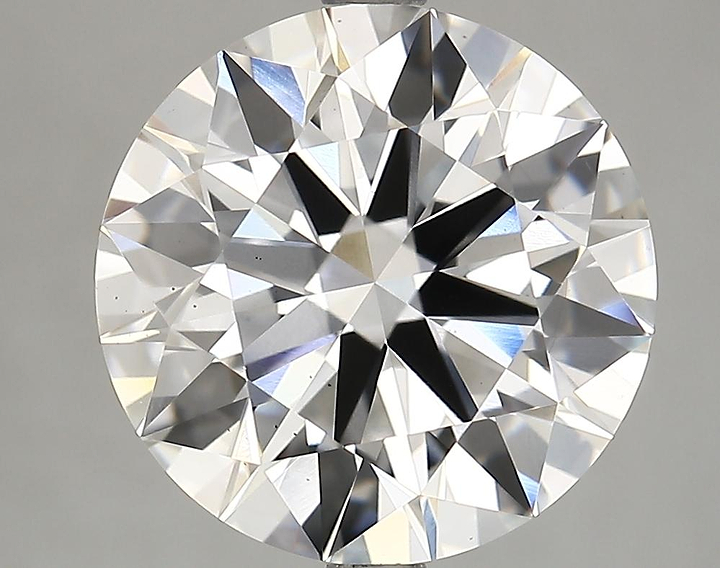 5.38 Carat Round Shaped Ideal Cut VS2 IGI Certified Lab Grown Diamond