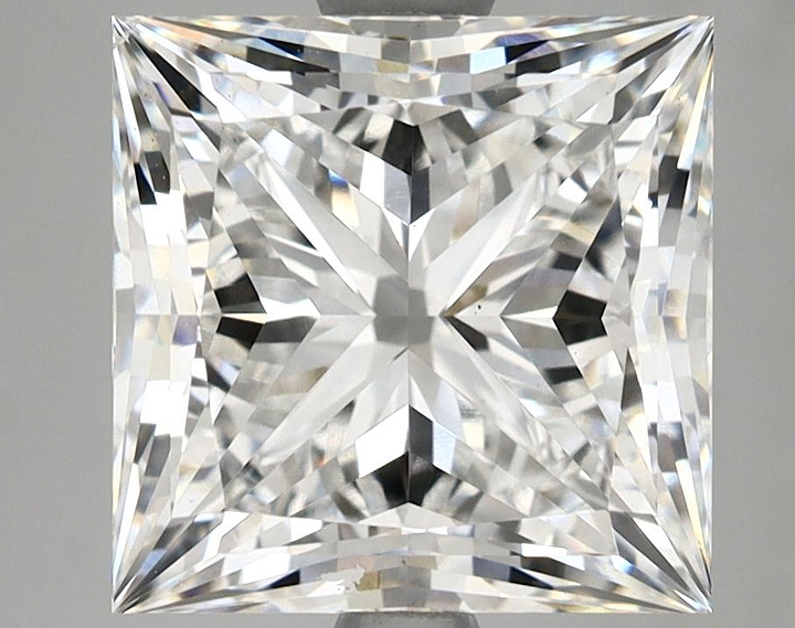 4.95 Carat Princess Shaped Ideal Cut VS2 IGI Certified Lab Grown Diamond