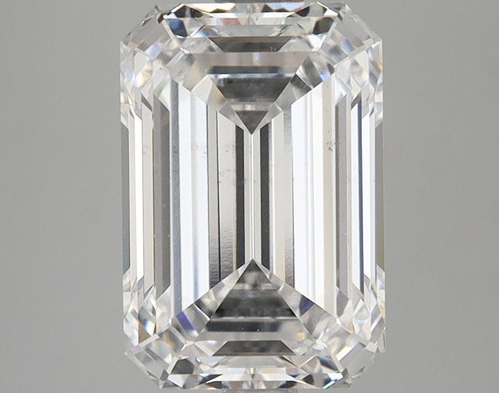 3.83 Carat Emerald Shaped Ideal Cut VS2 IGI Certified Lab Grown Diamond