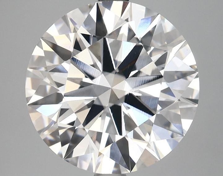 5.58 Carat Round Shaped Ideal Cut VS1 IGI Certified Lab Grown Diamond