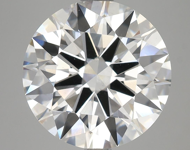 5.64 Carat Round Shaped Ideal Cut VS1 IGI Certified Lab Grown Diamond