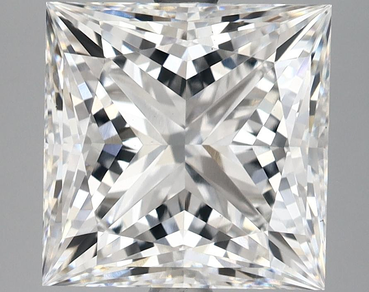 4.8 Carat Princess Shaped Ideal Cut VS1 IGI Certified Lab Grown Diamond