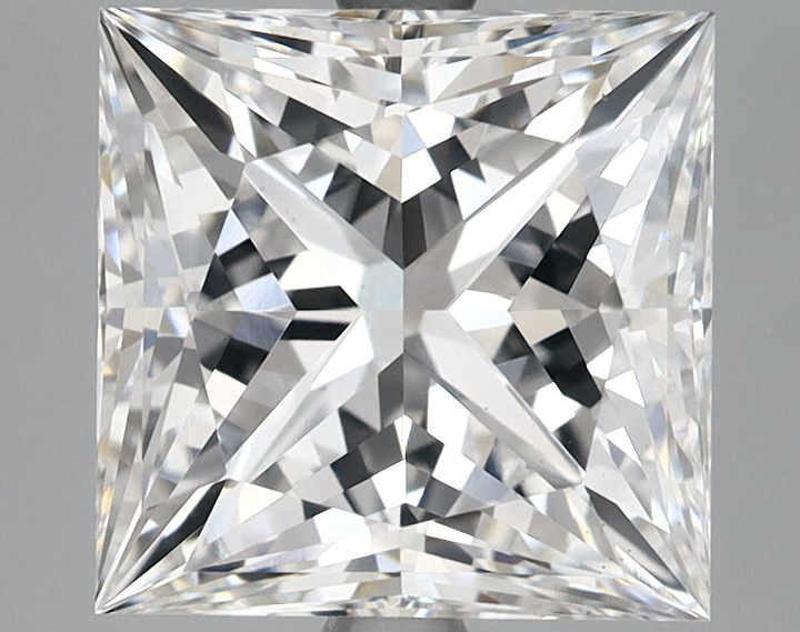 4.68 Carat Princess Shaped Ideal Cut VS1 IGI Certified Lab Grown Diamond