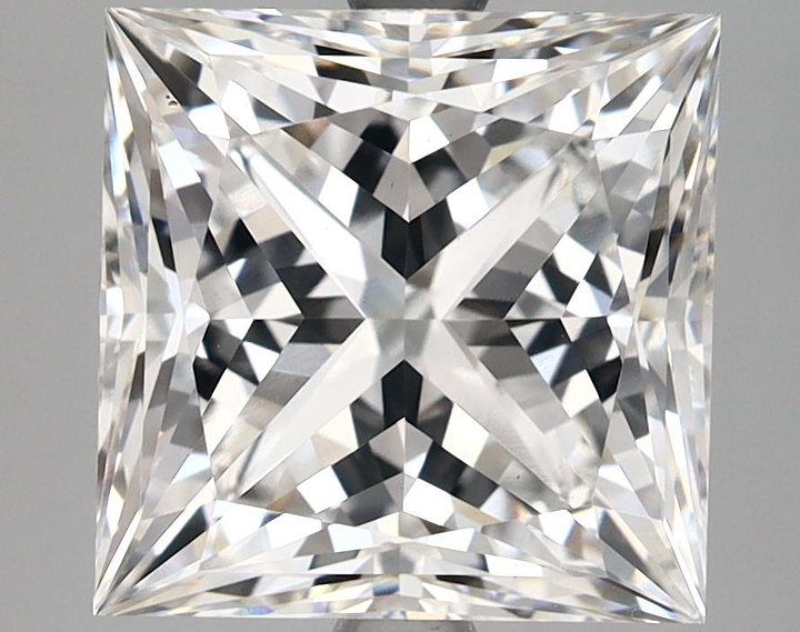 4.96 Carat Princess Shaped Ideal Cut VS1 IGI Certified Lab Grown Diamond