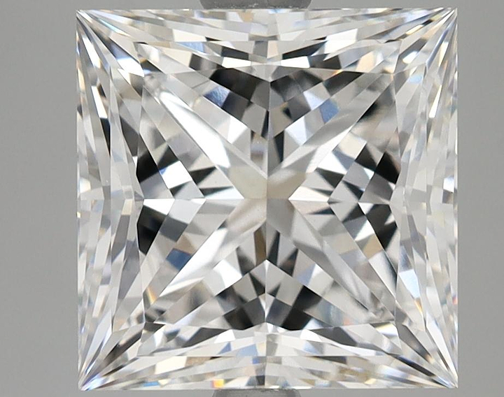 5.22 Carat Princess Shaped Ideal Cut VS1 IGI Certified Lab Grown Diamond