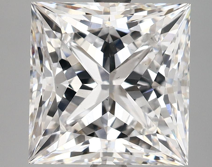 5.16 Carat Princess Shaped Ideal Cut VS1 IGI Certified Lab Grown Diamond
