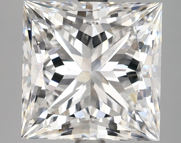 5.65 Carat Princess Shaped Ideal Cut VS1 IGI Certified Lab Grown Diamond