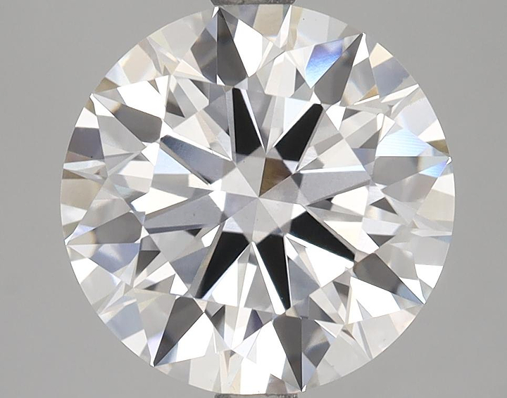 4.06 Carat Round Shaped Ideal Cut VVS2 IGI Certified Lab Grown Diamond