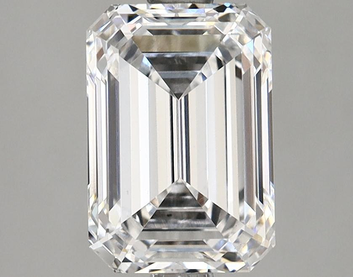 2.21 Carat Emerald Shaped Ideal Cut VVS2 IGI Certified Lab Grown Diamond