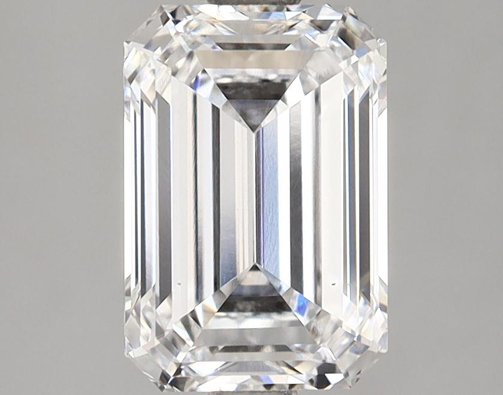 2.16 Carat Emerald Shaped Ideal Cut VS1 IGI Certified Lab Grown Diamond