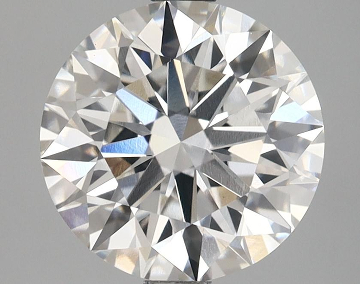 2.82 Carat Round Shaped Ideal Cut VVS2 IGI Certified Lab Grown Diamond