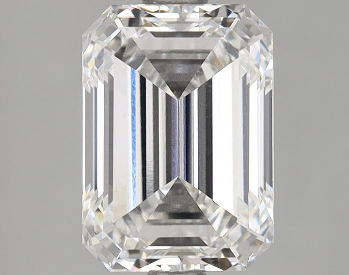 2.18 Carat Emerald Shaped Ideal Cut VVS2 IGI Certified Lab Grown Diamond