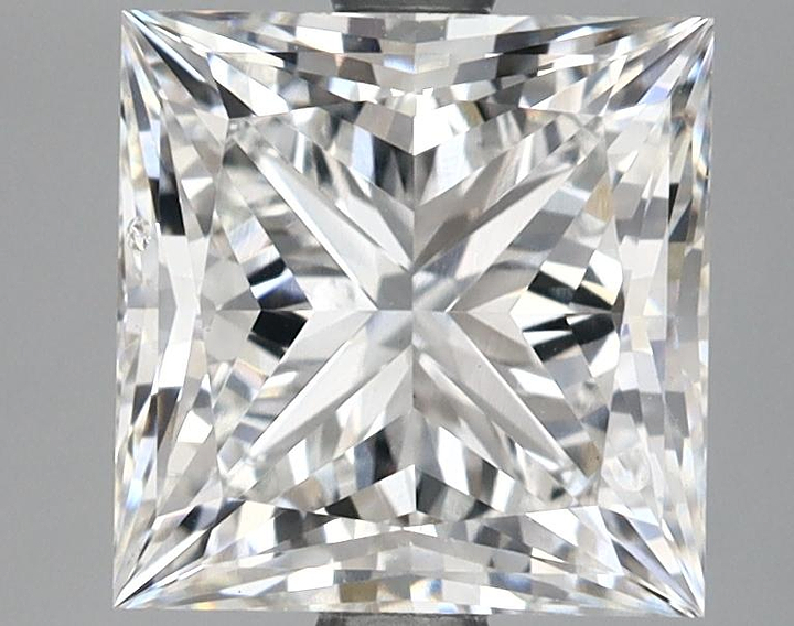 3.09 Carat Princess Shaped Ideal Cut VVS2 IGI Certified Lab Grown Diamond