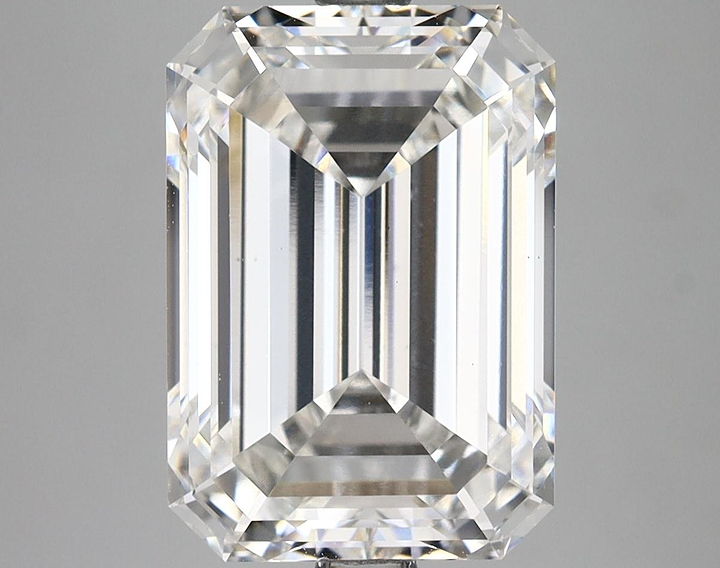 6.53 Carat Emerald Shaped Ideal Cut VS1 IGI Certified Lab Grown Diamond