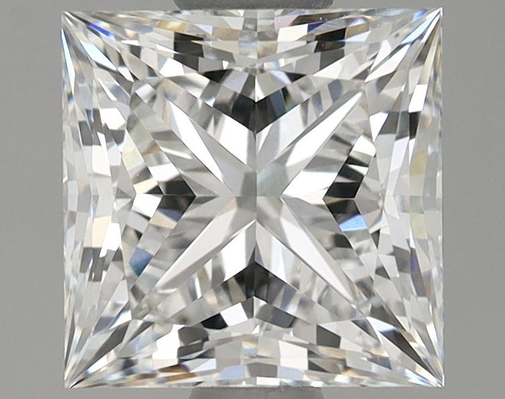 1.67 Carat Princess Shaped Ideal Cut VVS2 IGI Certified Lab Grown Diamond