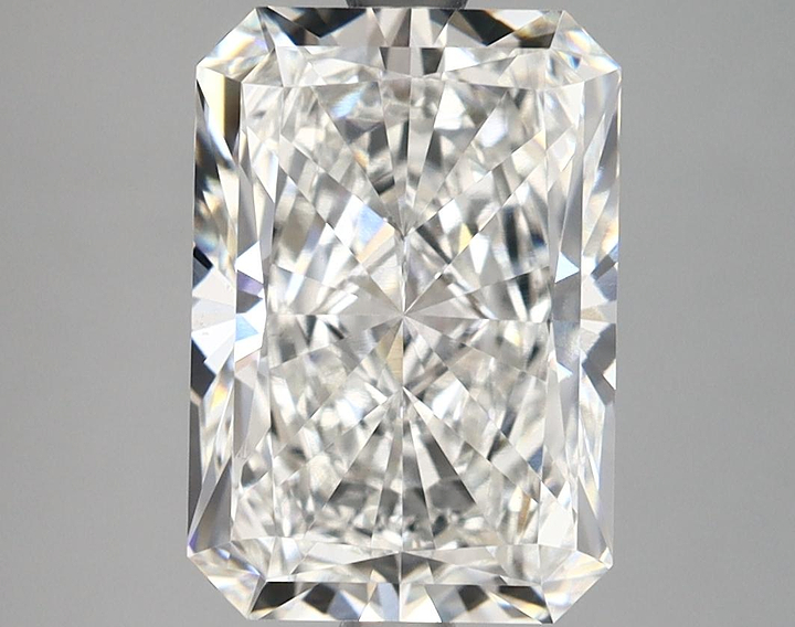 3.88 Carat Radiant Shaped Ideal Cut VVS2 IGI Certified Lab Grown Diamond