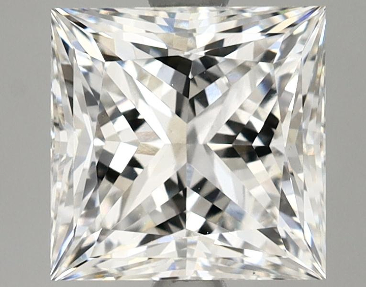 2.97 Carat Princess Shaped Ideal Cut VVS2 IGI Certified Lab Grown Diamond