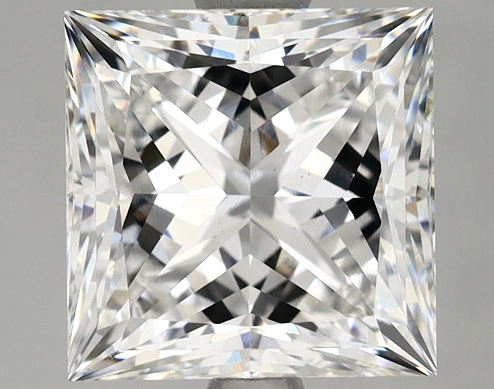 3.81 Carat Princess Shaped Ideal Cut VS1 IGI Certified Lab Grown Diamond