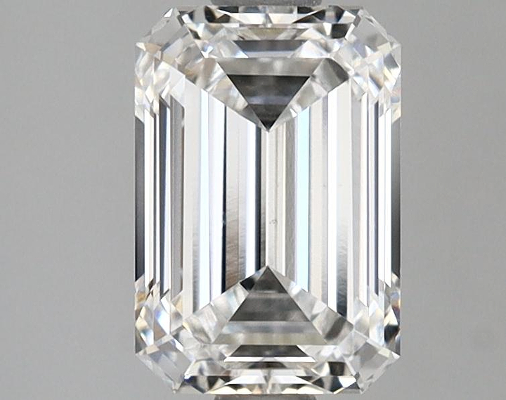 1.56 Carat Emerald Shaped Ideal Cut VVS2 IGI Certified Lab Grown Diamond