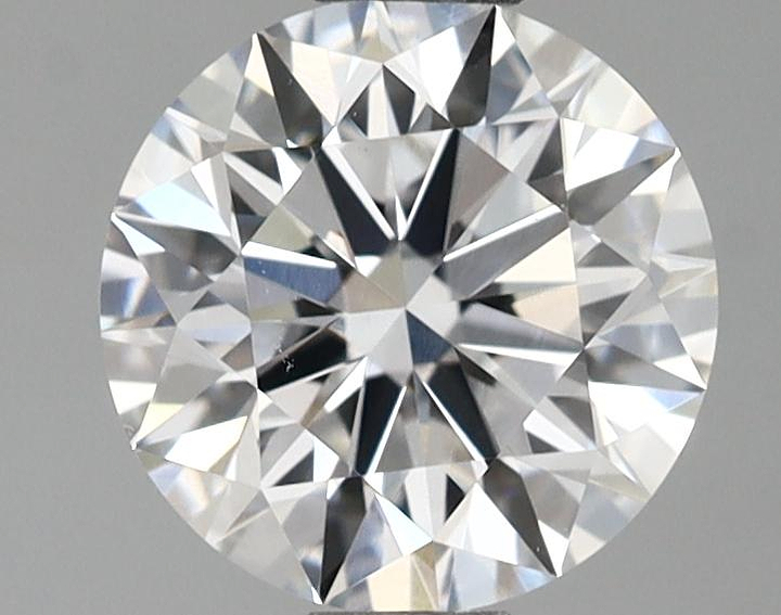 0.96 Carat Round Shaped Ideal Cut VVS2 IGI Certified Lab Grown Diamond