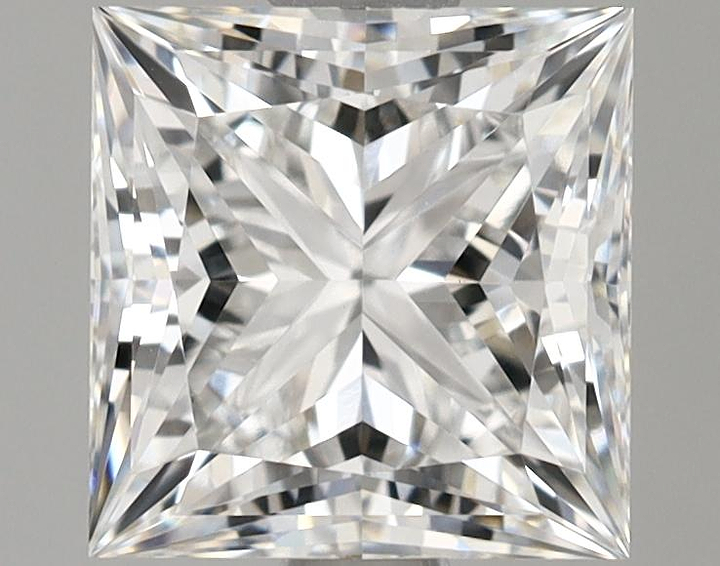 1.65 Carat Princess Shaped Ideal Cut VVS2 IGI Certified Lab Grown Diamond