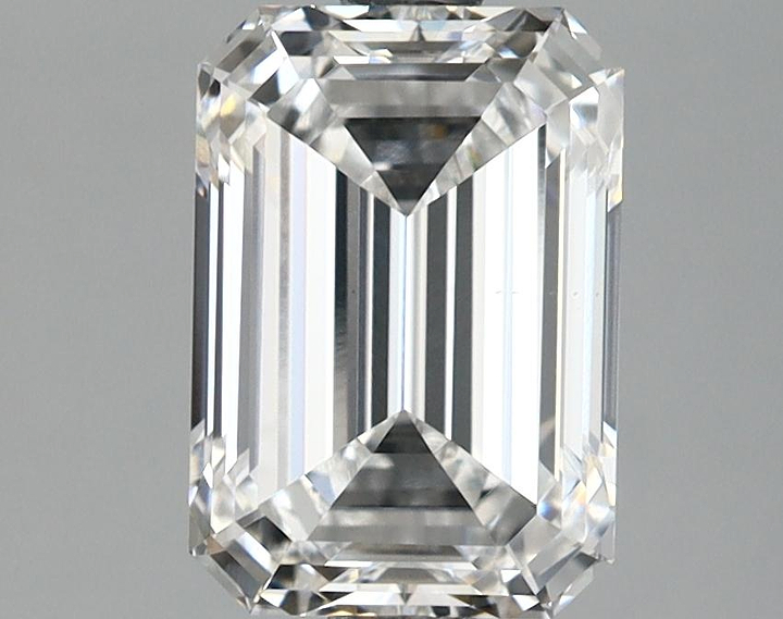 2.35 Carat Emerald Shaped Ideal Cut VS1 IGI Certified Lab Grown Diamond